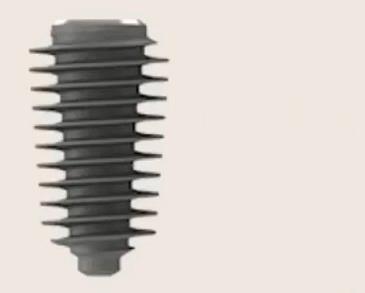 Implant thread design for D4 bone