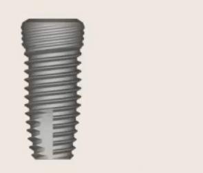 Implant thread design for D2–D3 bone